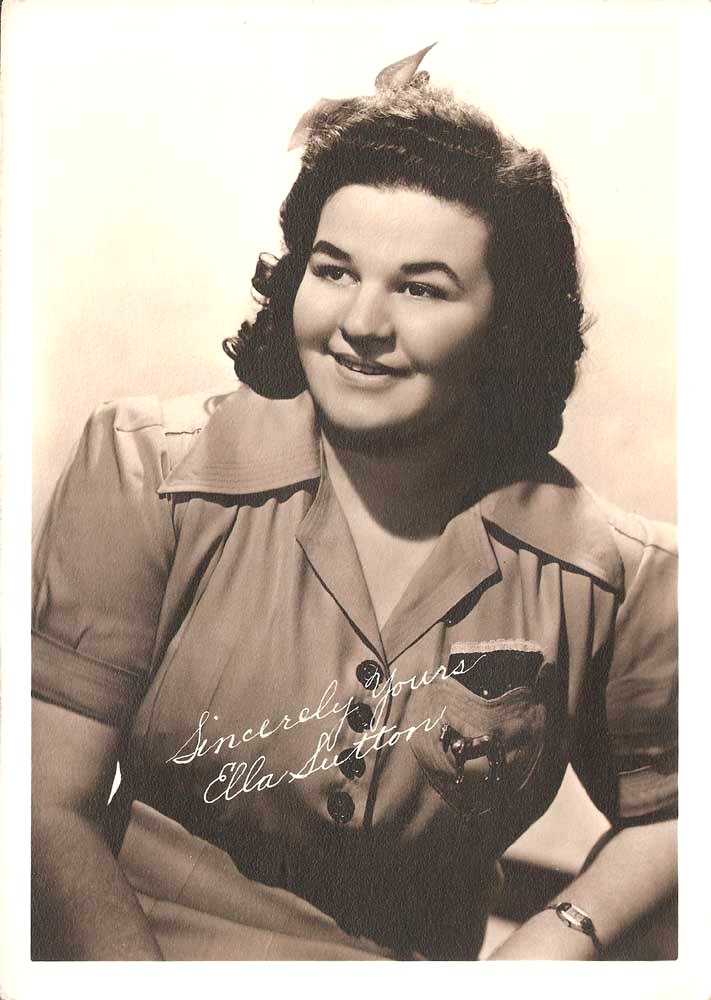 ELLA SUTTON - Original Photo Printed Signature 1950's | eBay